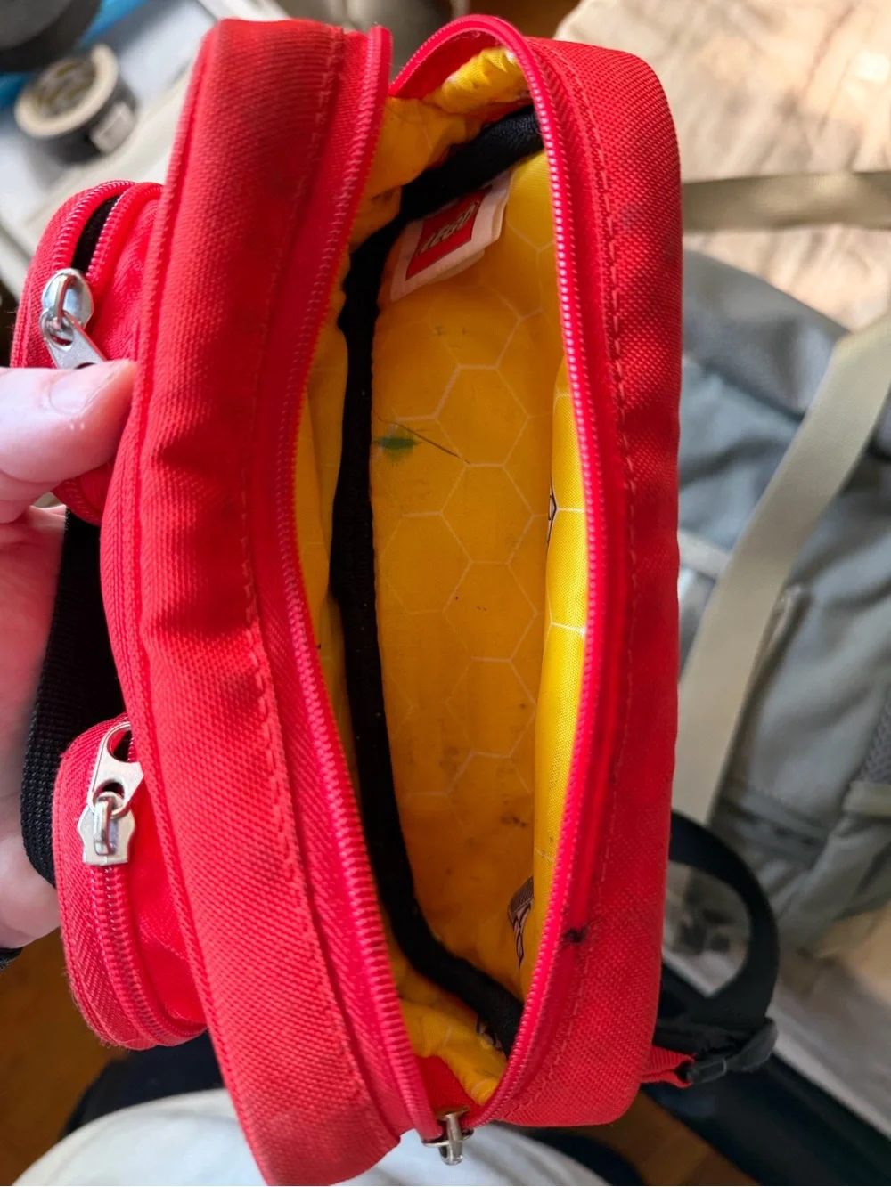 Lego Red Dual-Pocket VR/AR Accessory Pouch